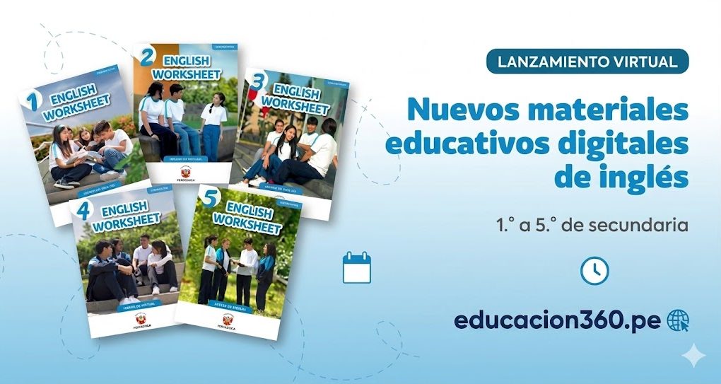 DOTACIÓN INGLES 2025 LIBROS MINEDU CON WORKBOOKS, TEACHER’S GUIDE + AUDIOS